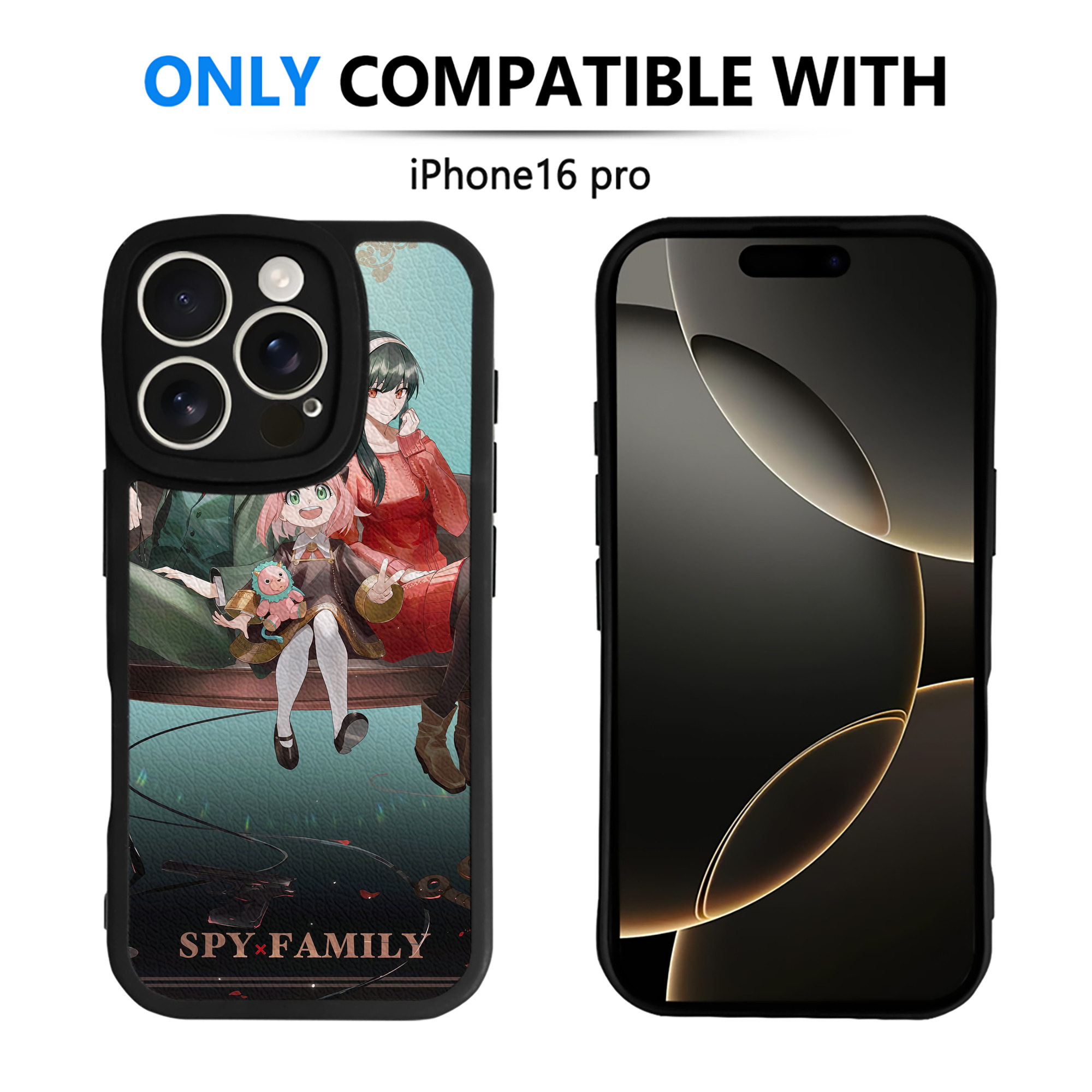 （画像用） SPY×FAMILY间谍家家酒 【iPhone 16シリーズ対応】シリコンスマホケース（レザー調） 材質：シリコン
